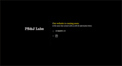 Desktop Screenshot of pbjlabs.com